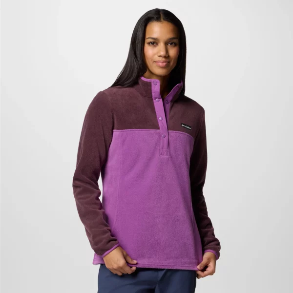 Forro polar con cierre medio a presión Benton Springs™ Color: Razzle, Moonvista
