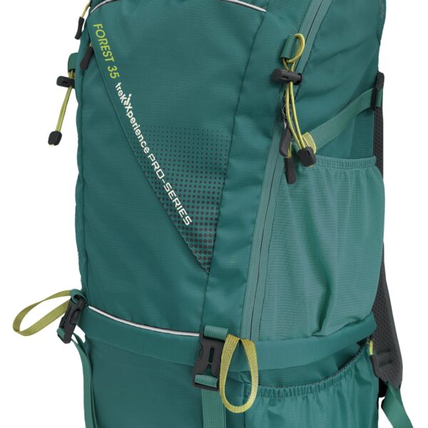 MOCHILA JOLUVI FOREST 35 COLOR ESMERALDA CÍTRICO